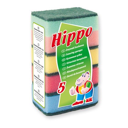 Hippo Мочалка кухонна 5 шт